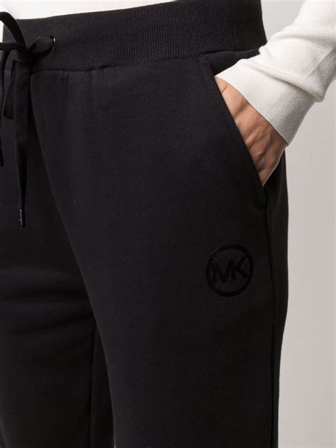 black michael kors seasonal bottoms|Michael Michael Kors Logo Drawstring Tracksuit Bottoms .